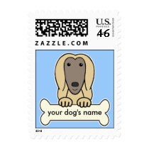 Personalized Afghan Hound Postage Stamp
