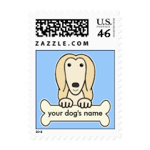 Personalized Afghan Hound Postage Stamps