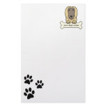 Personalized Afghan Hound Stationery Paper