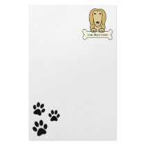 Personalized Afghan Hound Personalized Stationery