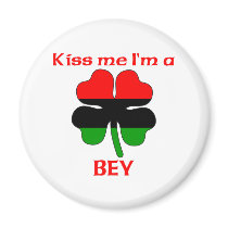 Personalized African American Kiss Me I'm Bey magnets