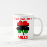 Personalized African American Kiss Me I'm Mills Mugs