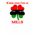 Personalized African American Kiss Me I'm Mills t-shirts by KissMeTshirts Personalized African American Kiss Me I'm Mills t-shirts