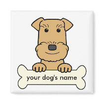 Personalized Airedale Refrigerator Magnets