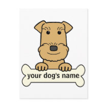 Personalized Airedale Post Cards
