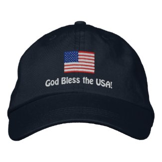 Personalized American Flag Hat embroideredhat