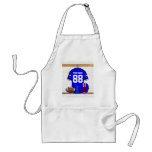 Personalized American Football Grid Iron jersey Aprons