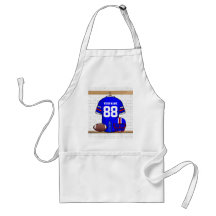 Personalized American Football Grid Iron jersey Aprons