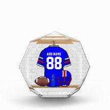 Personalized American Football Grid Iron jersey Awards
