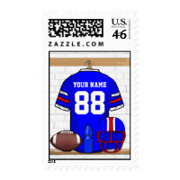 Personalized American Football Grid Iron jersey Stamp