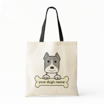 Personalized Amstaff Canvas Bag
