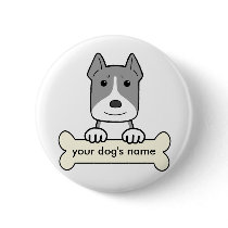 Personalized Amstaff Buttons