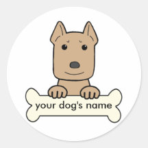 Personalized Amstaff Sticker