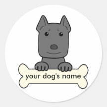 Personalized Amstaff Sticker