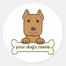 Personalized Amstaff Stickers