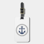 Personalized Anchor Luggage Tag