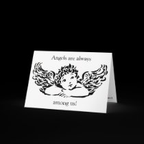 Personalized Angel Note Card