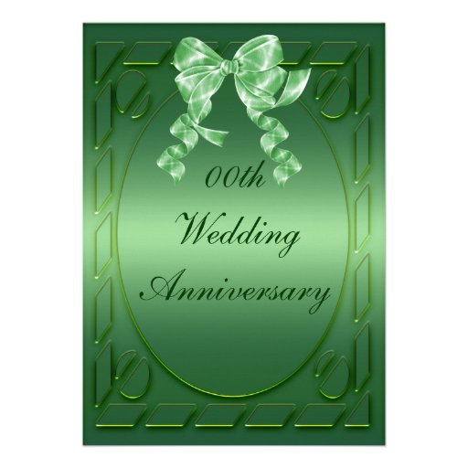 Personalized Anniversary Party Invitation (front side)