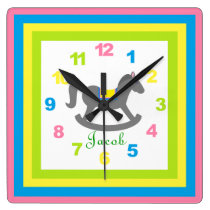 Personalized (ANY NAME) Child's Clock w/Numbers