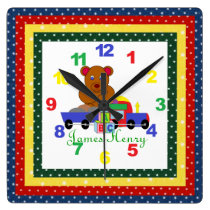 Personalized (ANY NAME) Child's Clock w/Numbers