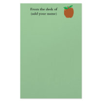 Personalized Apple Stationary stationery by TeacherStuff Personalized Apple Stationary stationery