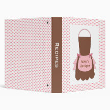 Personalized Apron Recipe Binder