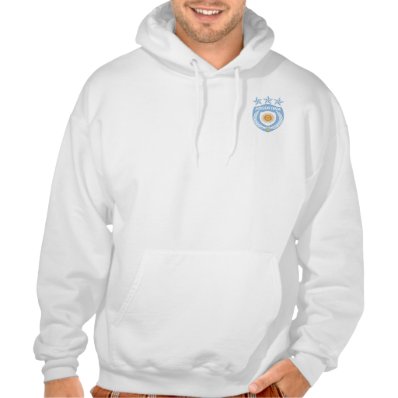 Personalized Argentina Sport Jersey Hooded Sweatsh Hooded Pullovers