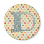 Personalized Art Alphabet Magnet