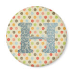 Personalized Art Letter H Magnets