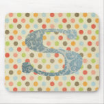Personalized Art Letter S Mousepad