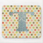 Personalized Art Letter T Mouse Pads