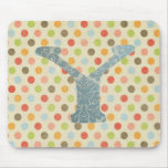 Personalized Art Letter Y Mouse Pad