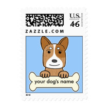 Personalized Australian Cattle Dog Postage Stamp