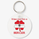 Personalized Austrian Kiss Me I'm Berger keychains