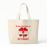Personalized Austrian Kiss Me I'm Schmid bags