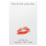 Personalized Avon Stationary - Kiss Custom Stationery