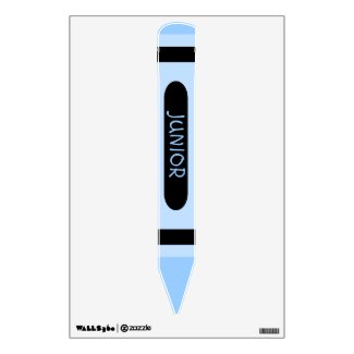 Personalized Baby Blue Crayon