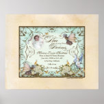 Personalized Baby Girl - Enchanted Faerie Princess Posters