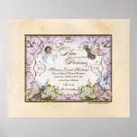 Personalized Baby Girl - Enchanted Faerie Princess Print