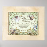 Personalized Baby Girl - Enchanted Faerie Princess Posters