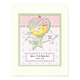 Personalized Baby Name Wall Nursery Art for Girl print