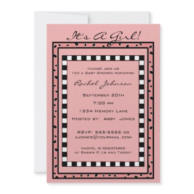 Personalized Baby Shower Invitations on Personalized Baby Shower Invitation From Zazzle Com
