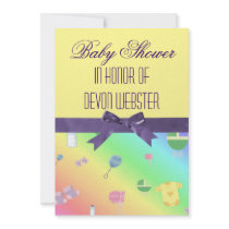 Personalized Baby Shower Invitation by Be_My_Valentine Personalized Baby Shower Invitation