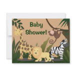 Personalized Baby Shower Invites, Jungle Animals