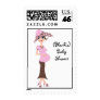Personalized Baby Shower Postage-Chic m