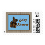 Personalized Baby Shower Postage stamps teddy bear