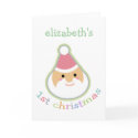 Personalized Baby's First Christmas cards by koncepts Personalized Baby's First Christmas cards