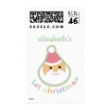 Personalized Baby's First Christmas postage