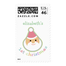 Personalized Baby's First Christmas postage by koncepts Personalized Baby's First Christmas postage