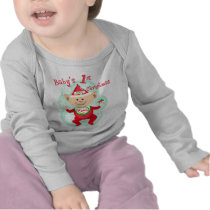 Personalized Baby's First Christmas t-shirts